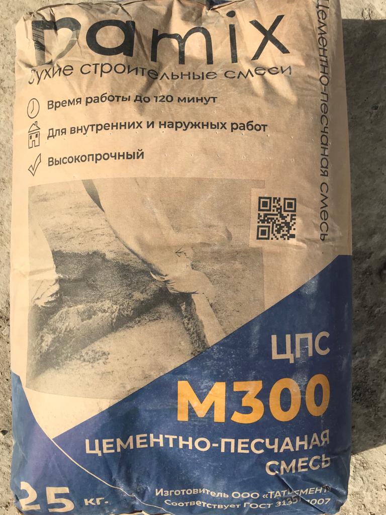  песчано-цементная Damix ПЦС-300 (25кг) -  в Набережных .